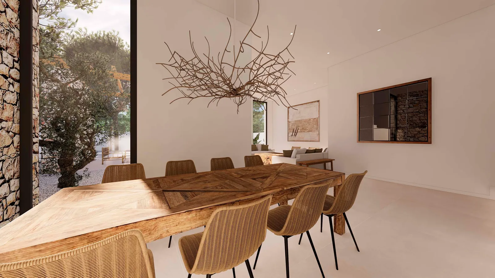 Projet : Villa de style Ibiza à vendre à Moraira