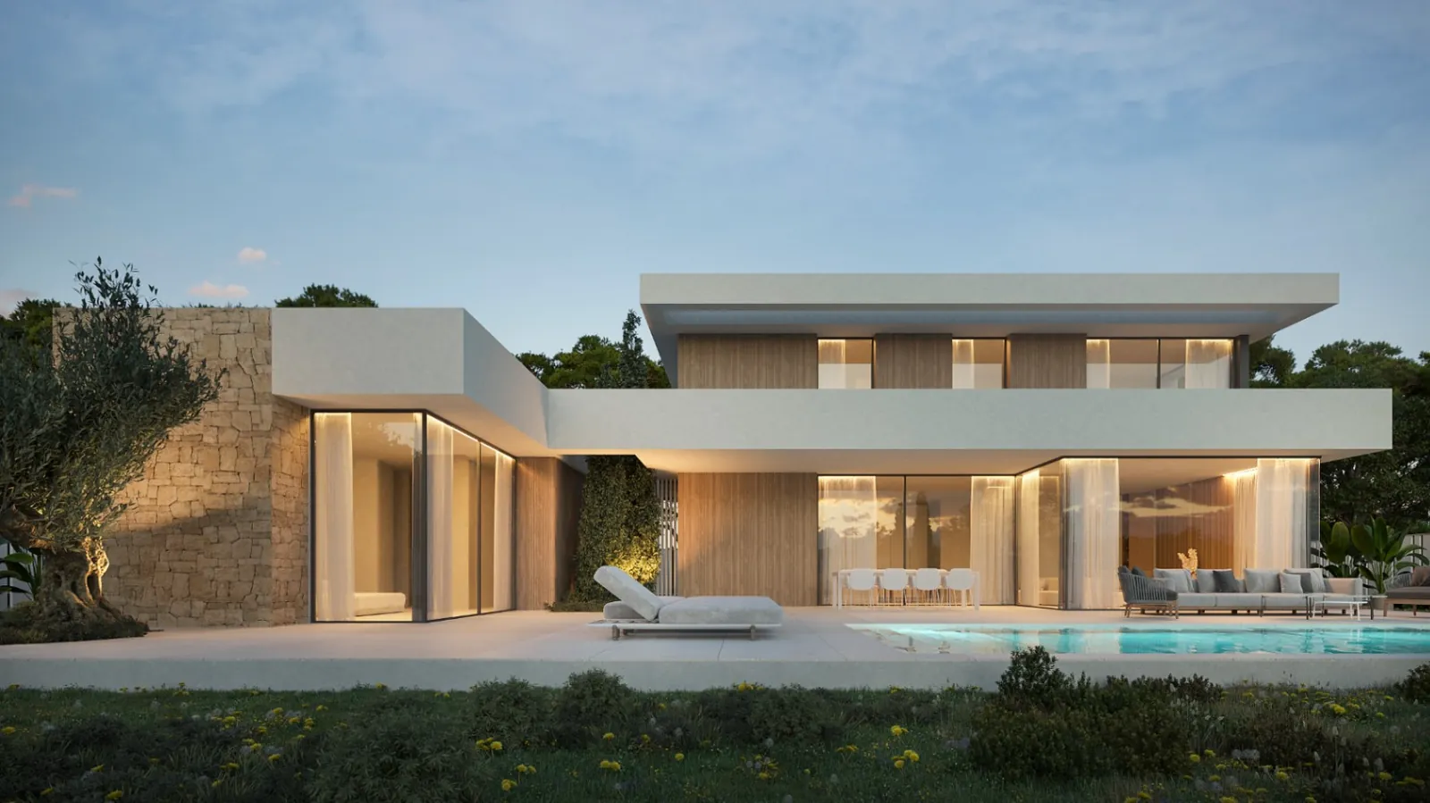 Une maison de r&ecirc;ve moderne et confortable