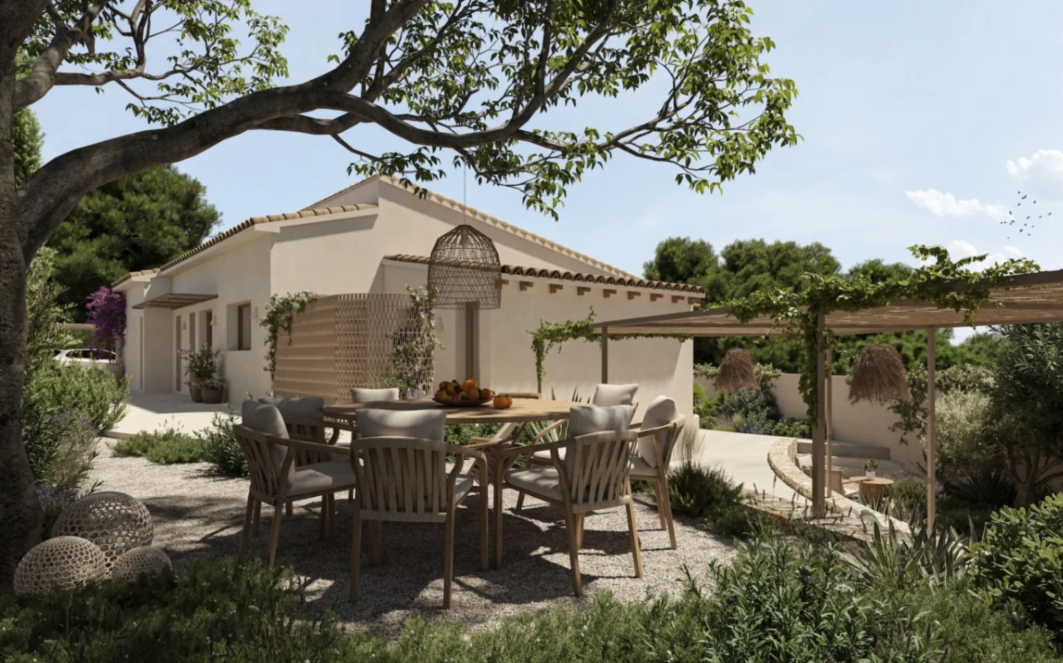 Renovatie project: zeezicht villa te koop in Benissa