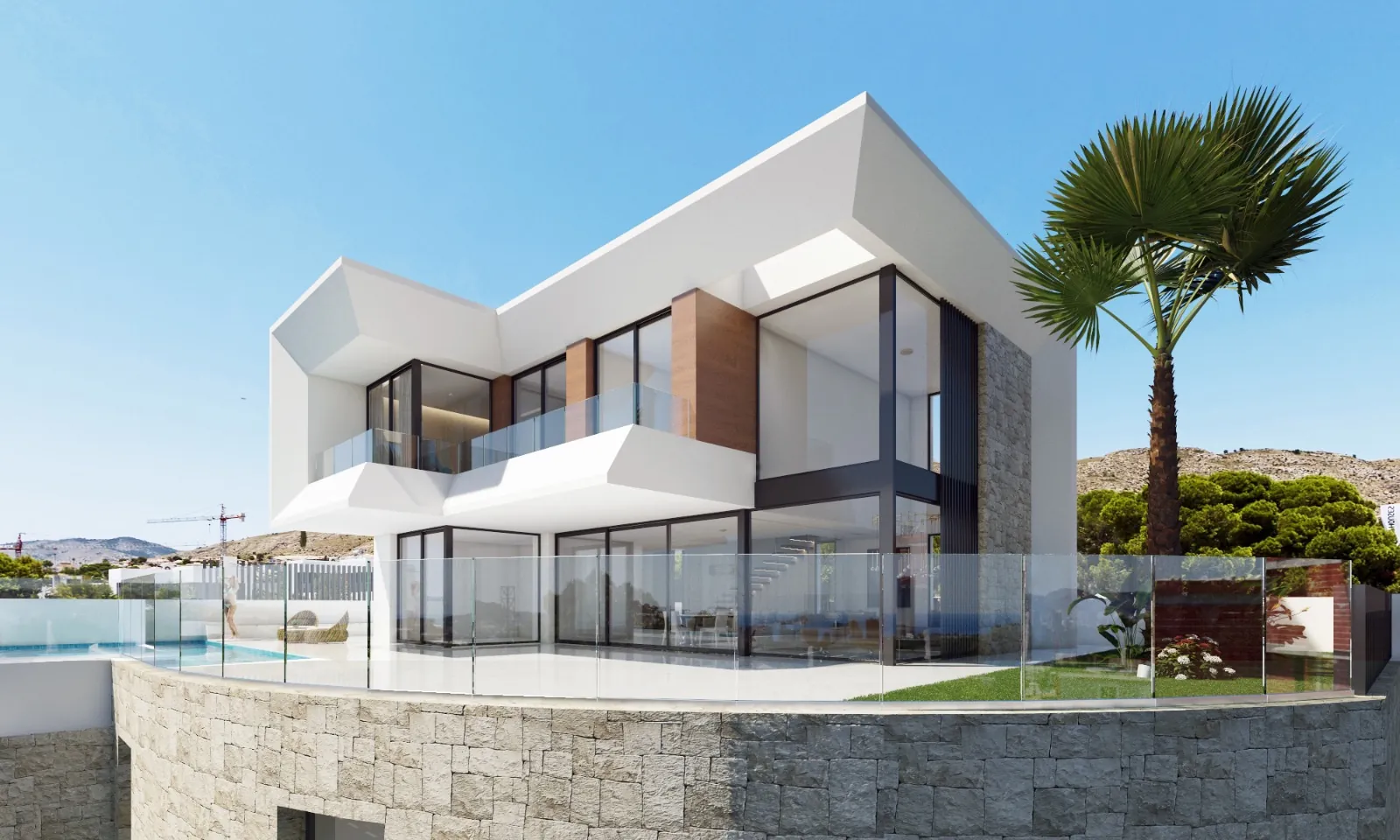 Villa de lujo con vistas al mar en venta en Finestrat