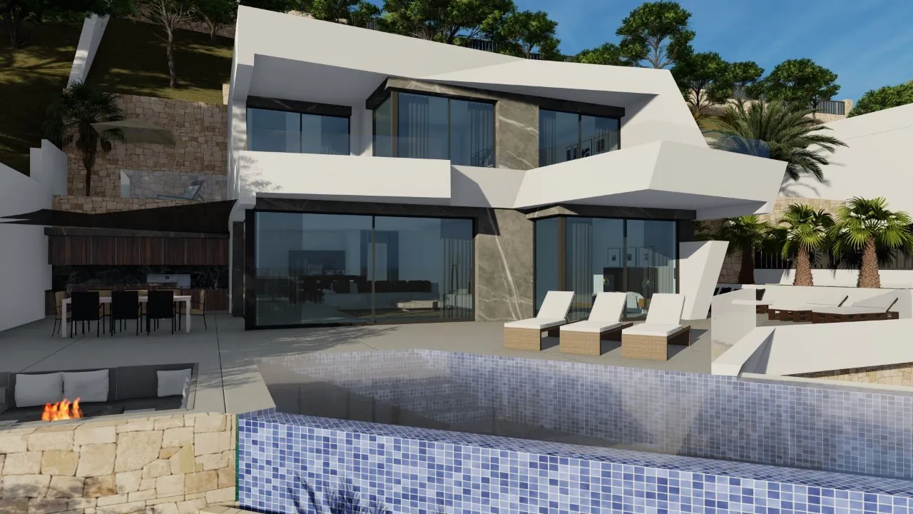 NEW MODERN VILLA PROJECT IN CALPE