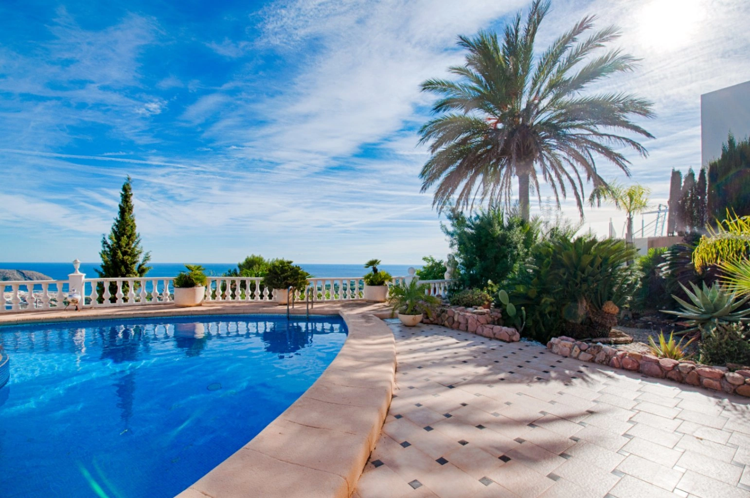 It's probably one of the best sea views in Moraira.