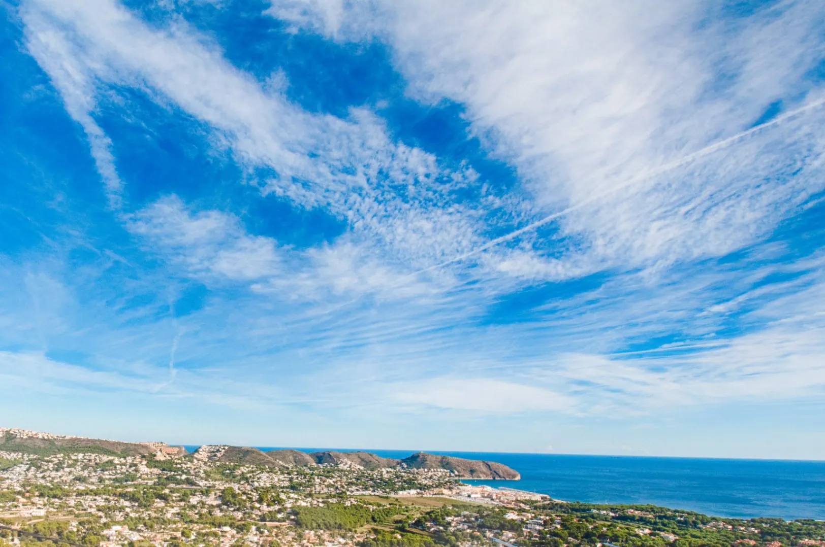 It's probably one of the best sea views in Moraira.