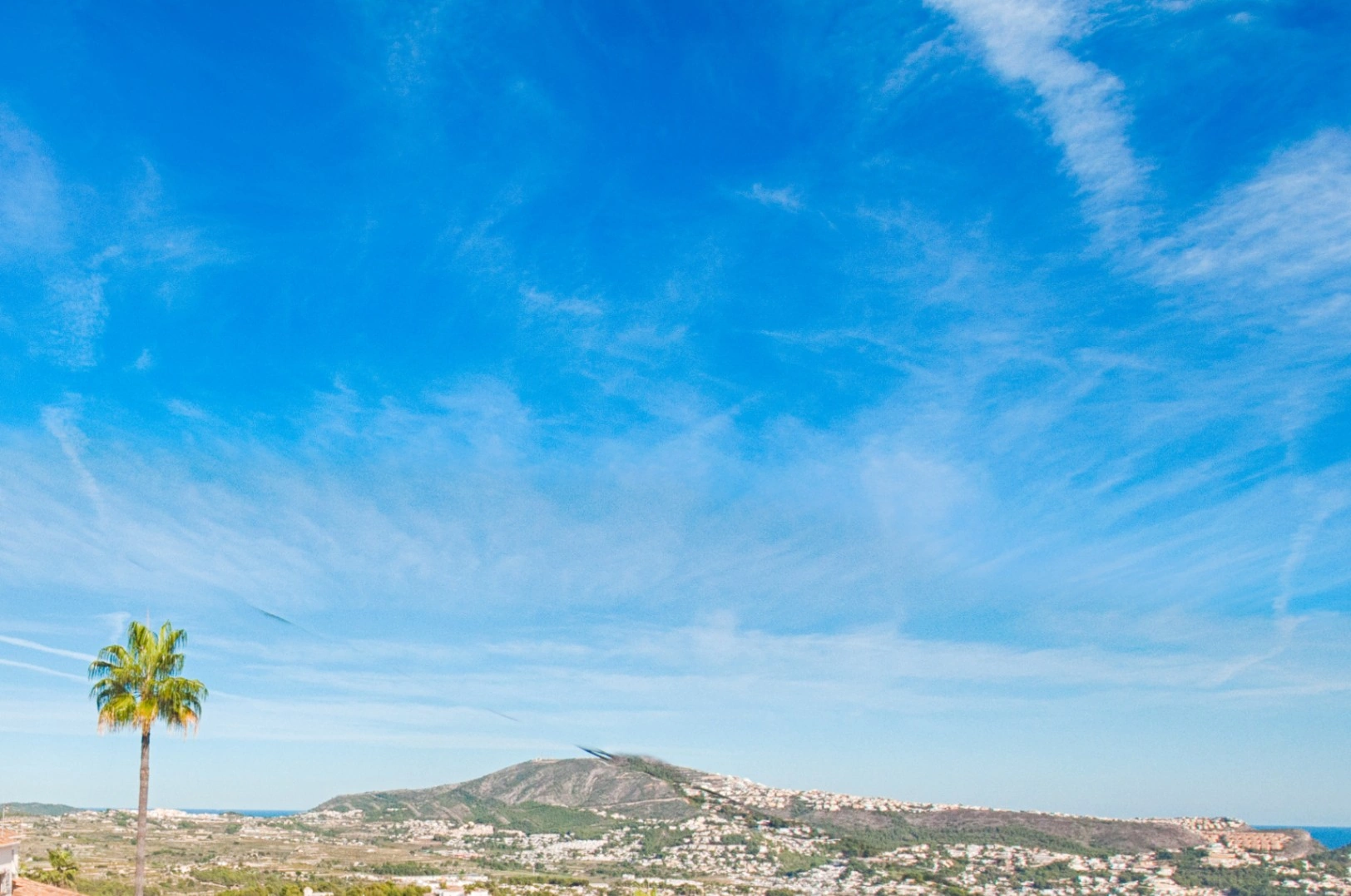 It's probably one of the best sea views in Moraira.