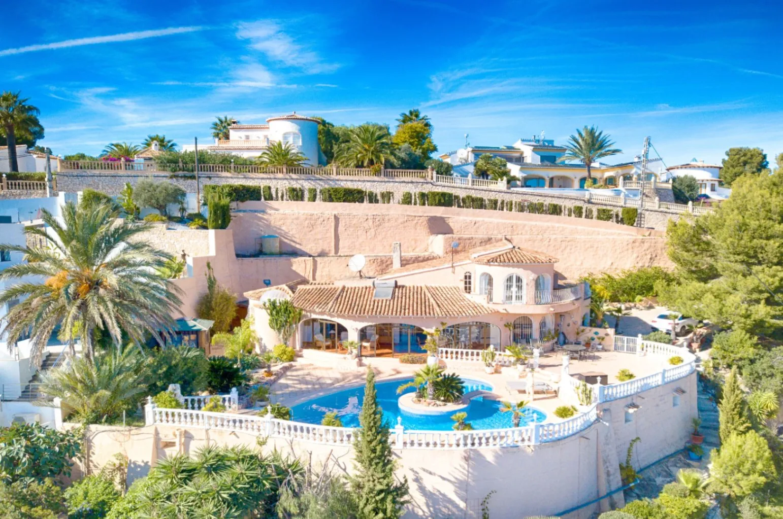 It's probably one of the best sea views in Moraira.