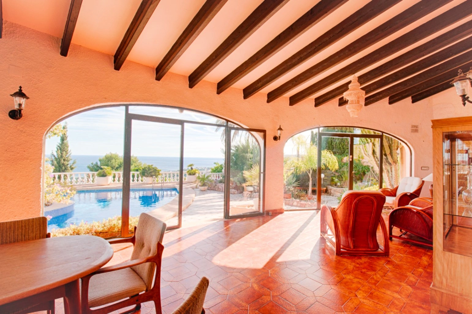 It's probably one of the best sea views in Moraira.