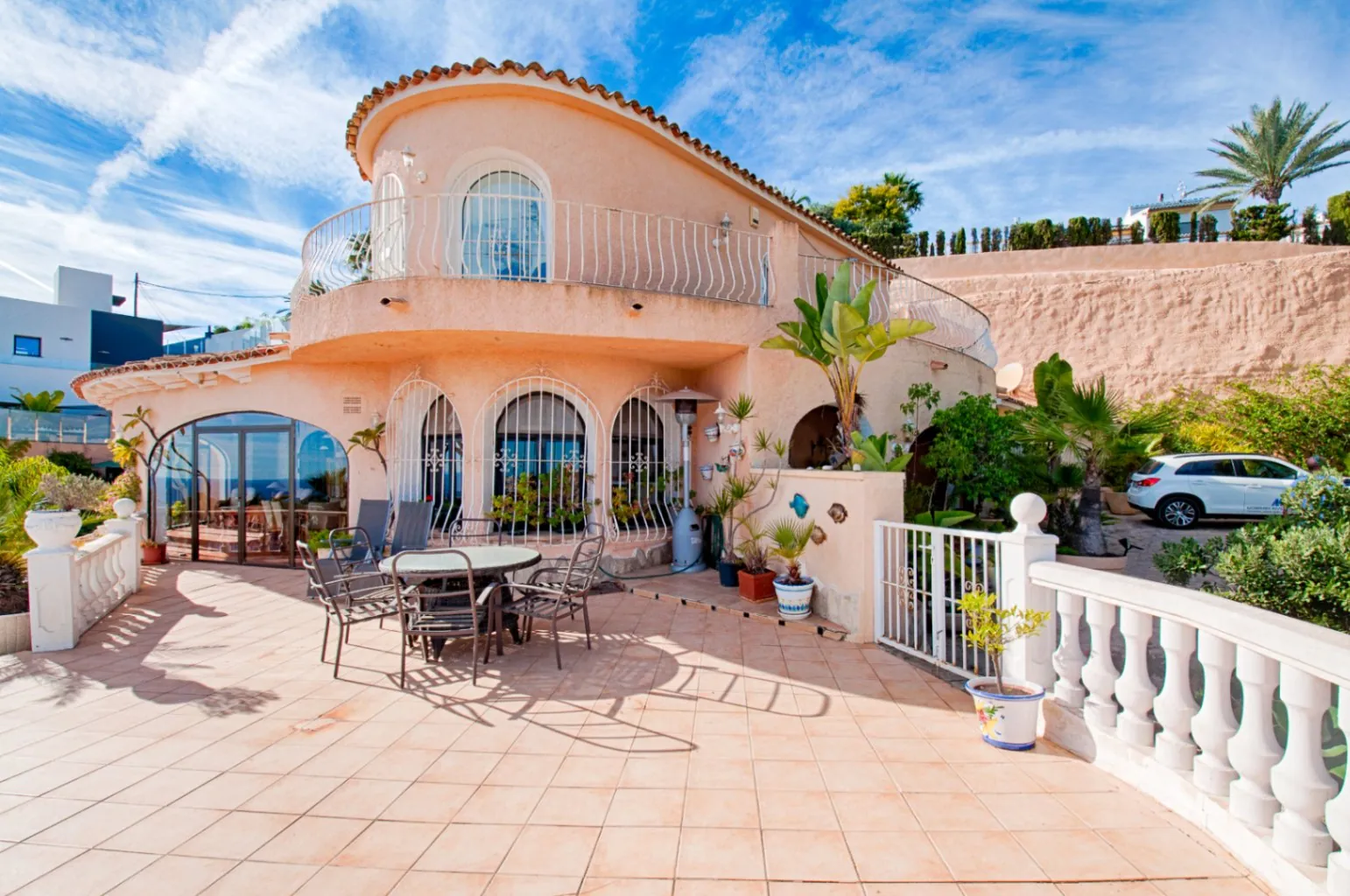 It's probably one of the best sea views in Moraira.