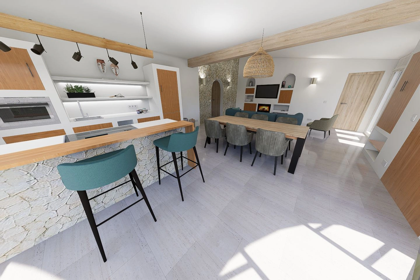 Proyecto de renovación: villa estilo ibicenco en venta en Benissa
