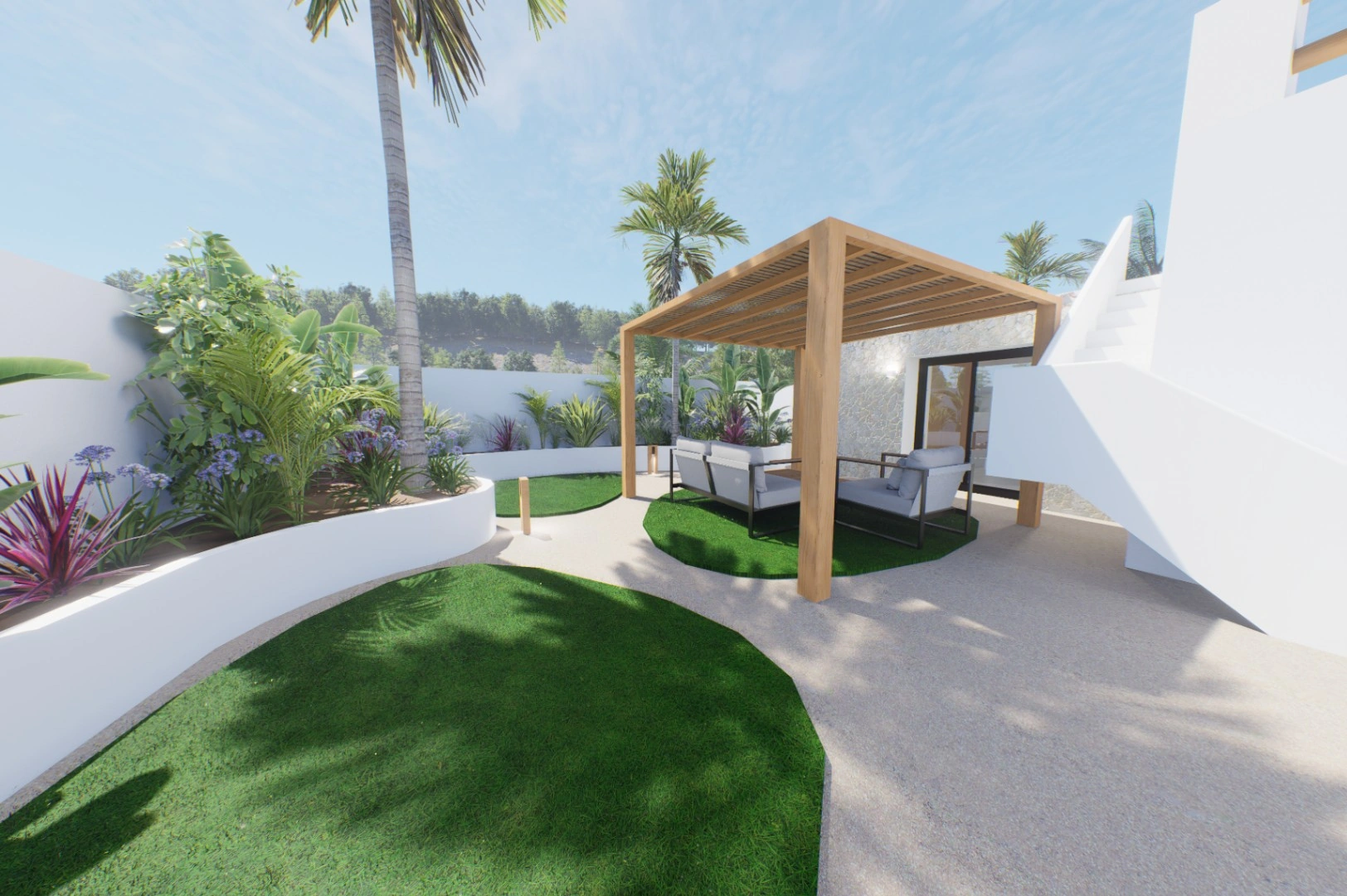 Proyecto de renovación: villa estilo ibicenco en venta en Benissa