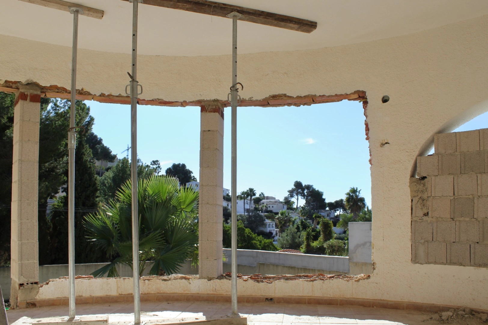 Proyecto de renovación: villa estilo ibicenco en venta en Benissa