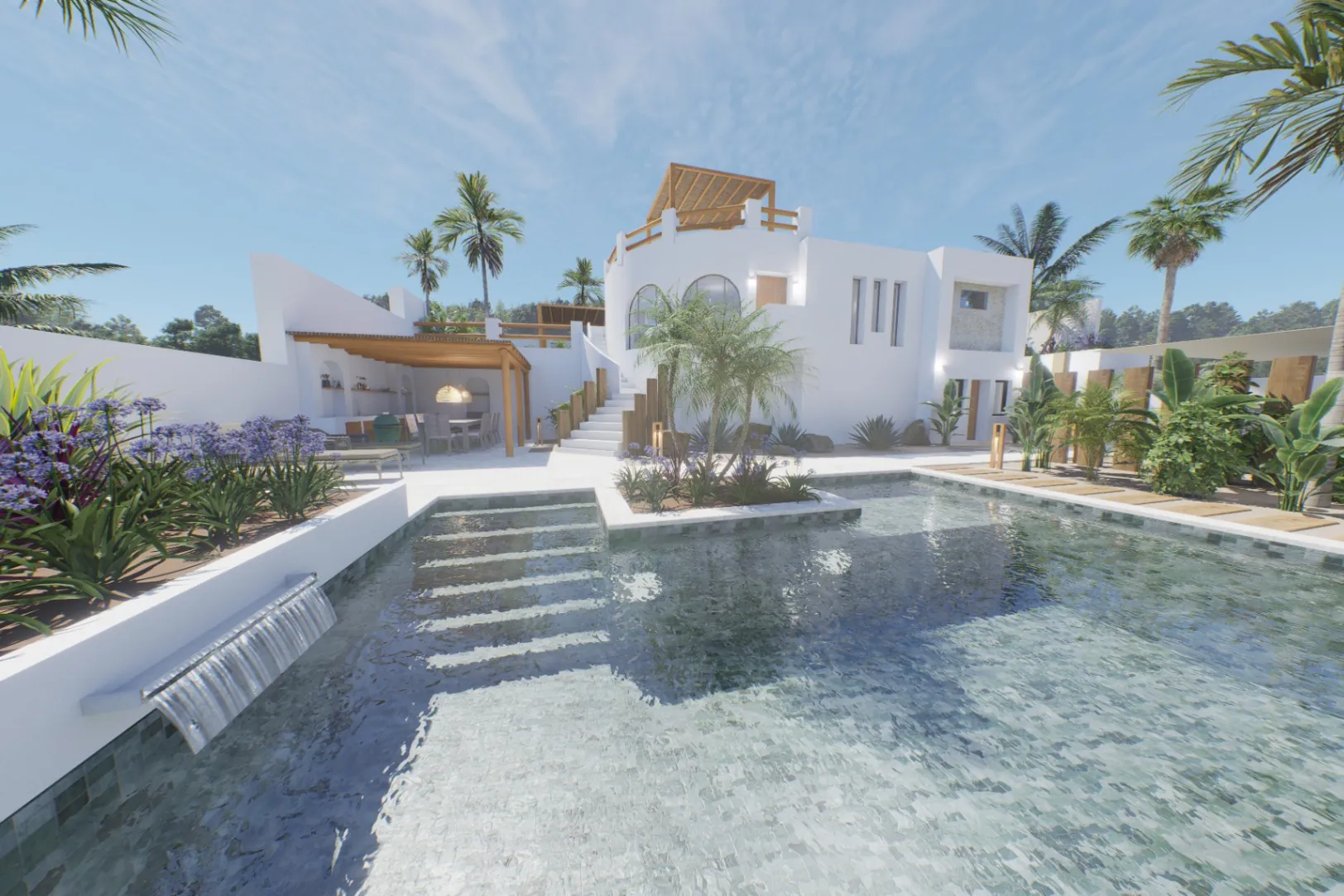 Proyecto de renovación: villa estilo ibicenco en venta en Benissa