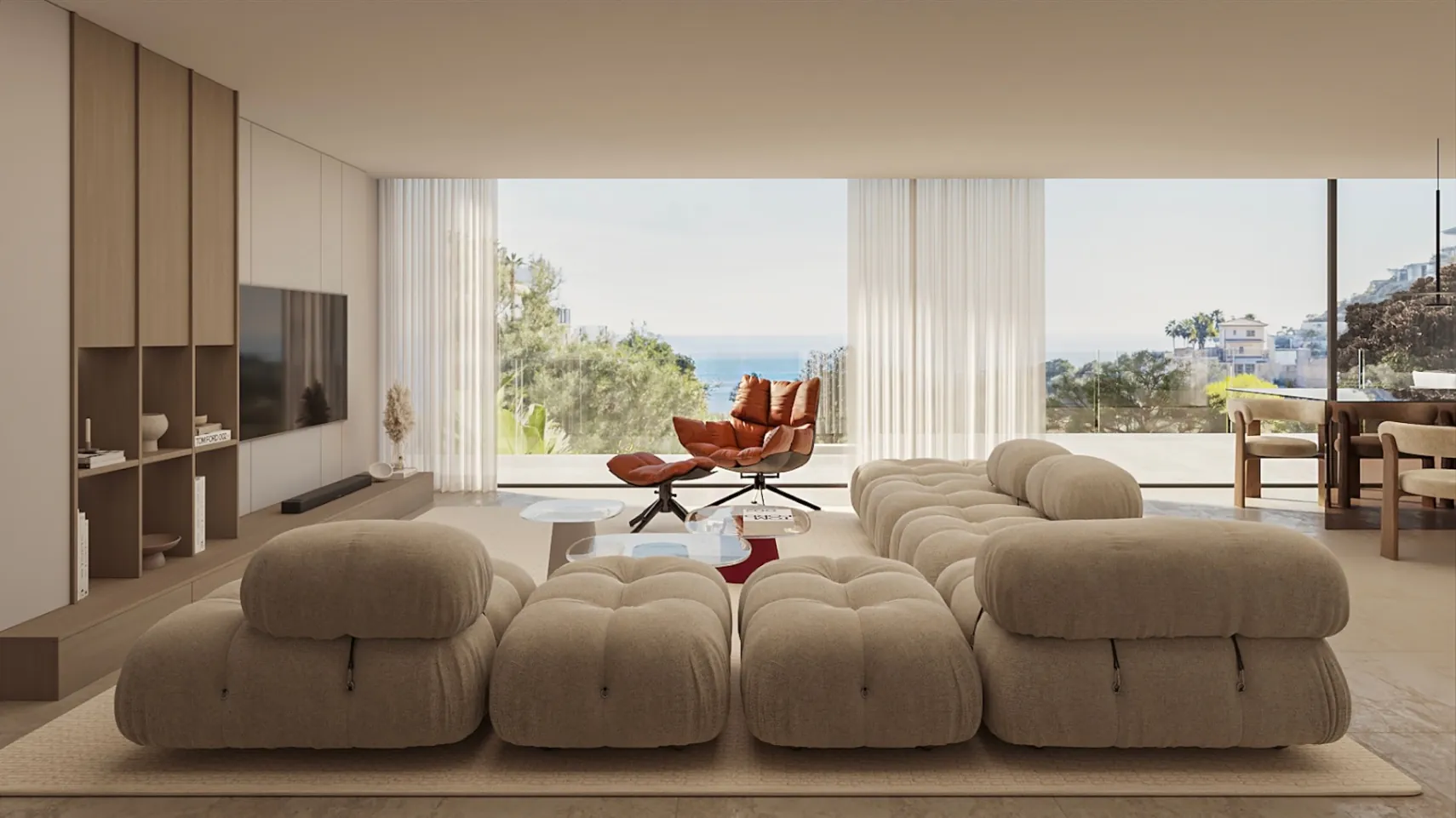 Proyecto con licencia: villa con vistas al mar en venta en Benissa