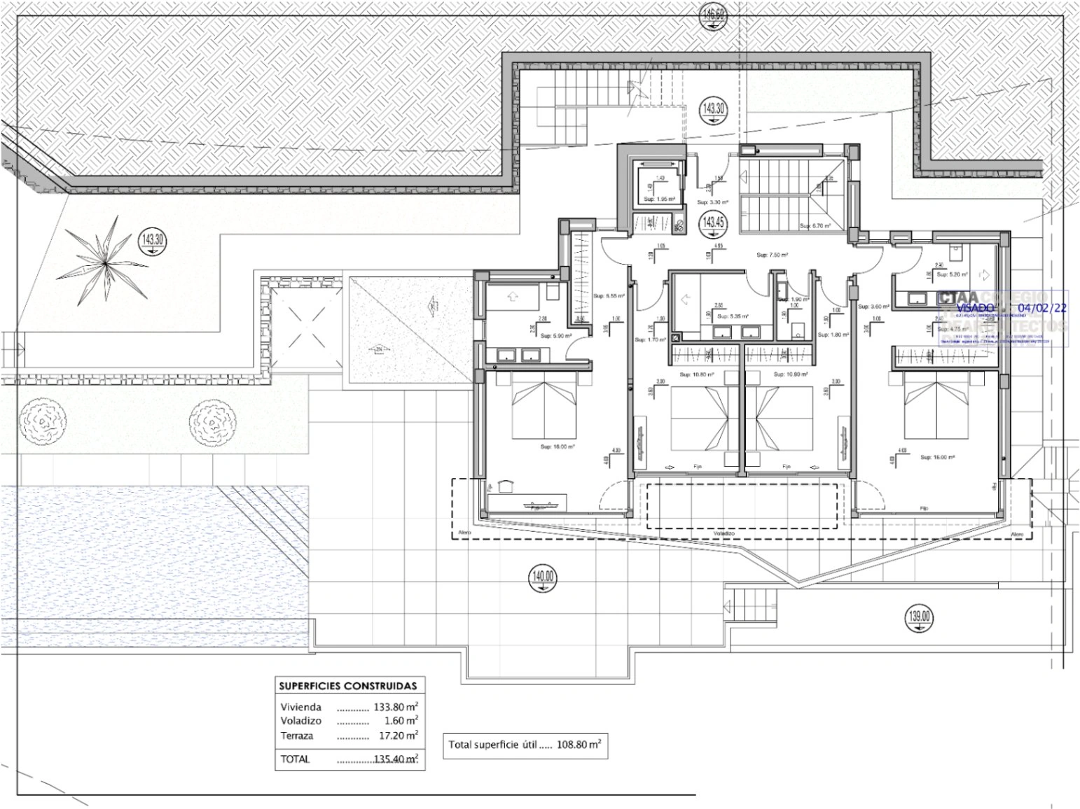 Proyecto con licencia: villa con vistas al mar en venta en Benissa