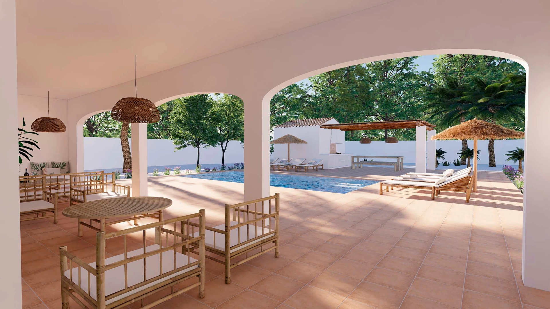 Proyecto: Villa moderna de estilo finca en venta en Moraira