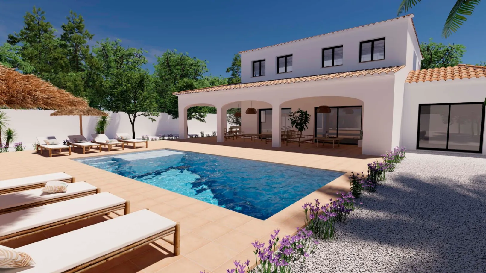Proyecto: Villa moderna de estilo finca en venta en Moraira