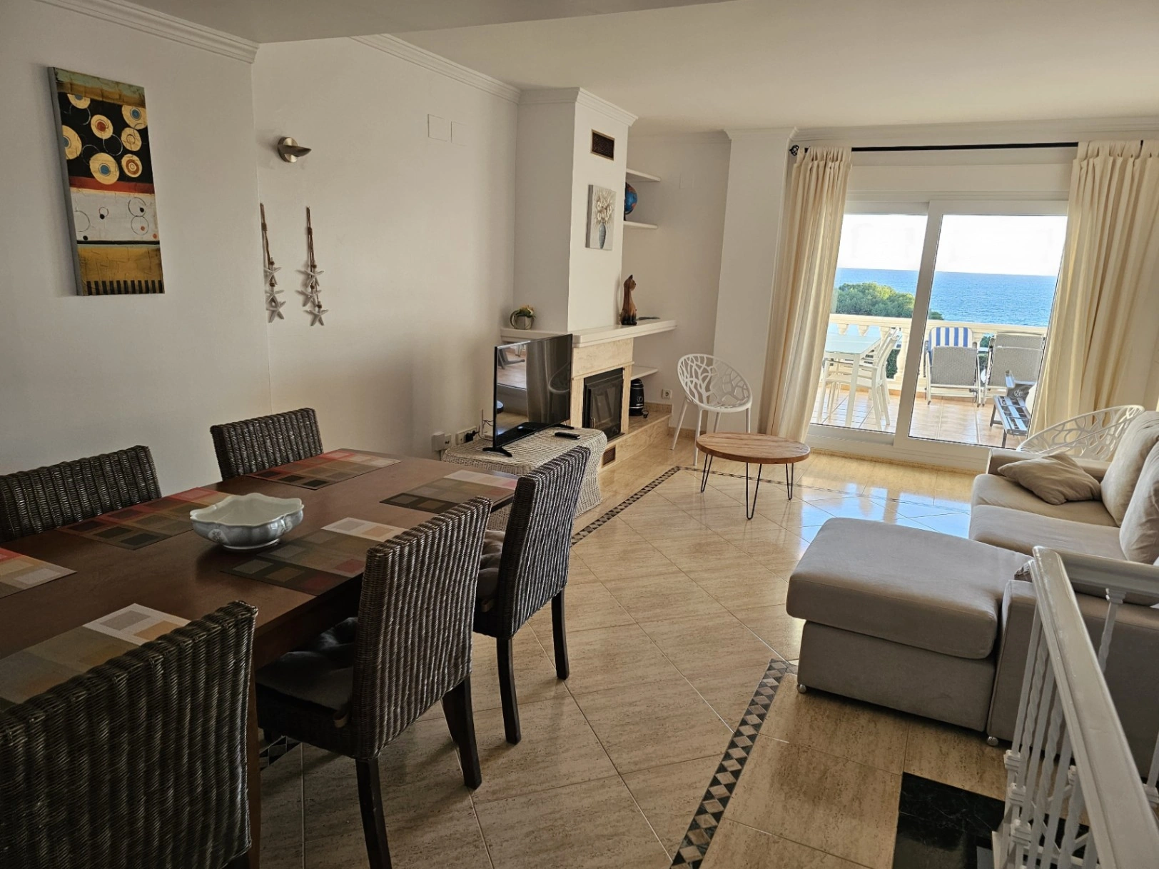 Duplex à vendre à Moraira avec vue sur la mer