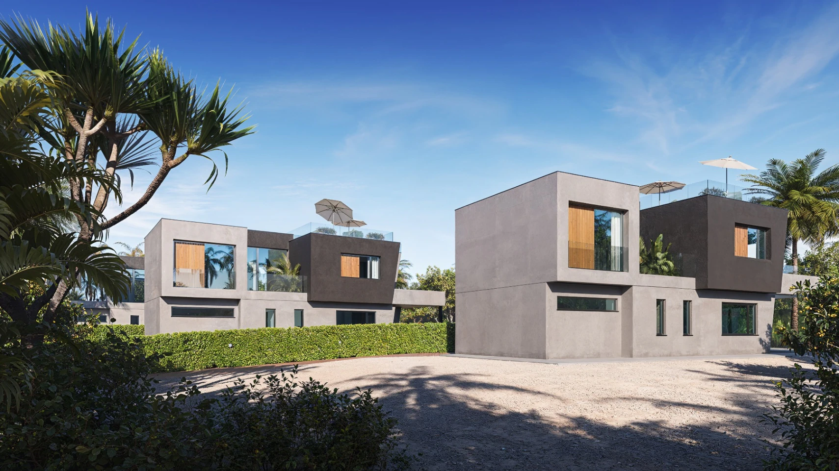 Moderna villa de nueva construcci&oacute;n en Calpe en construcci&oacute;n.