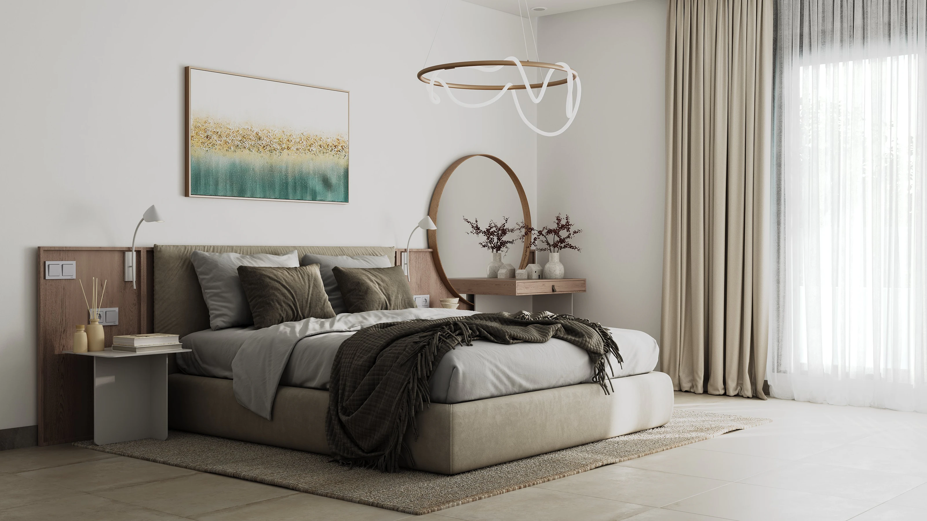 Moderna villa de nueva construcción en Calpe en construcción.
