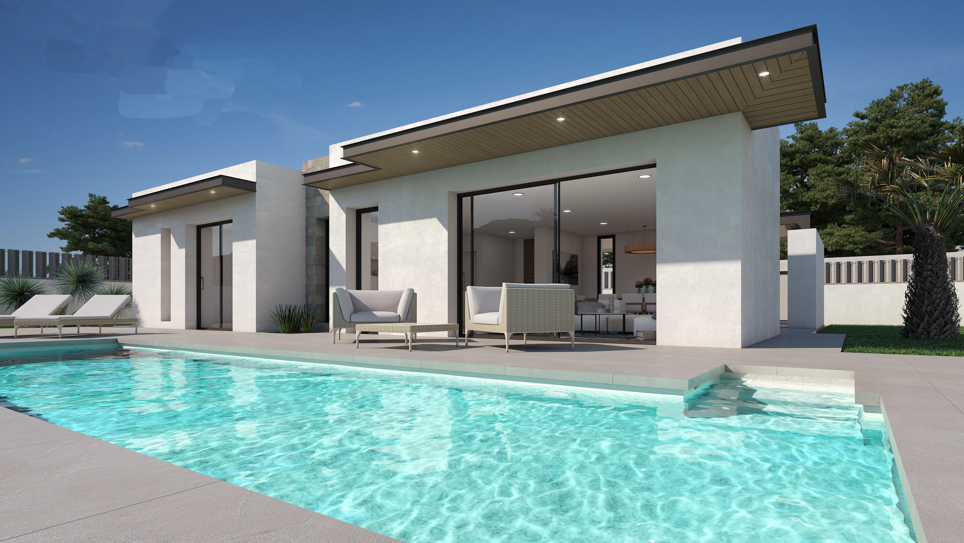 Proyecto: moderna villa de una sola planta en venta en Pedreguer