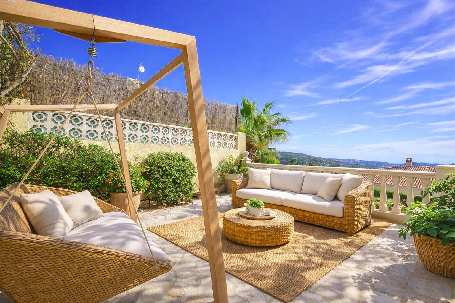 Villa en Benitachell con piscina, vistas al mar y energía solar