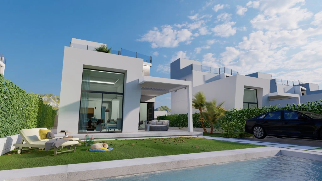 Última villa con vistas al mar en venta en Finestrat