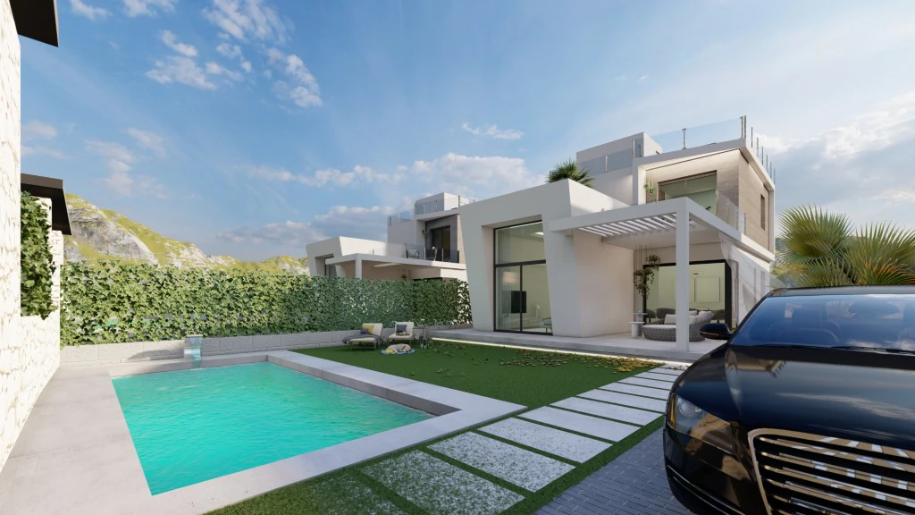 Last sea view villa for sale in Finestrat