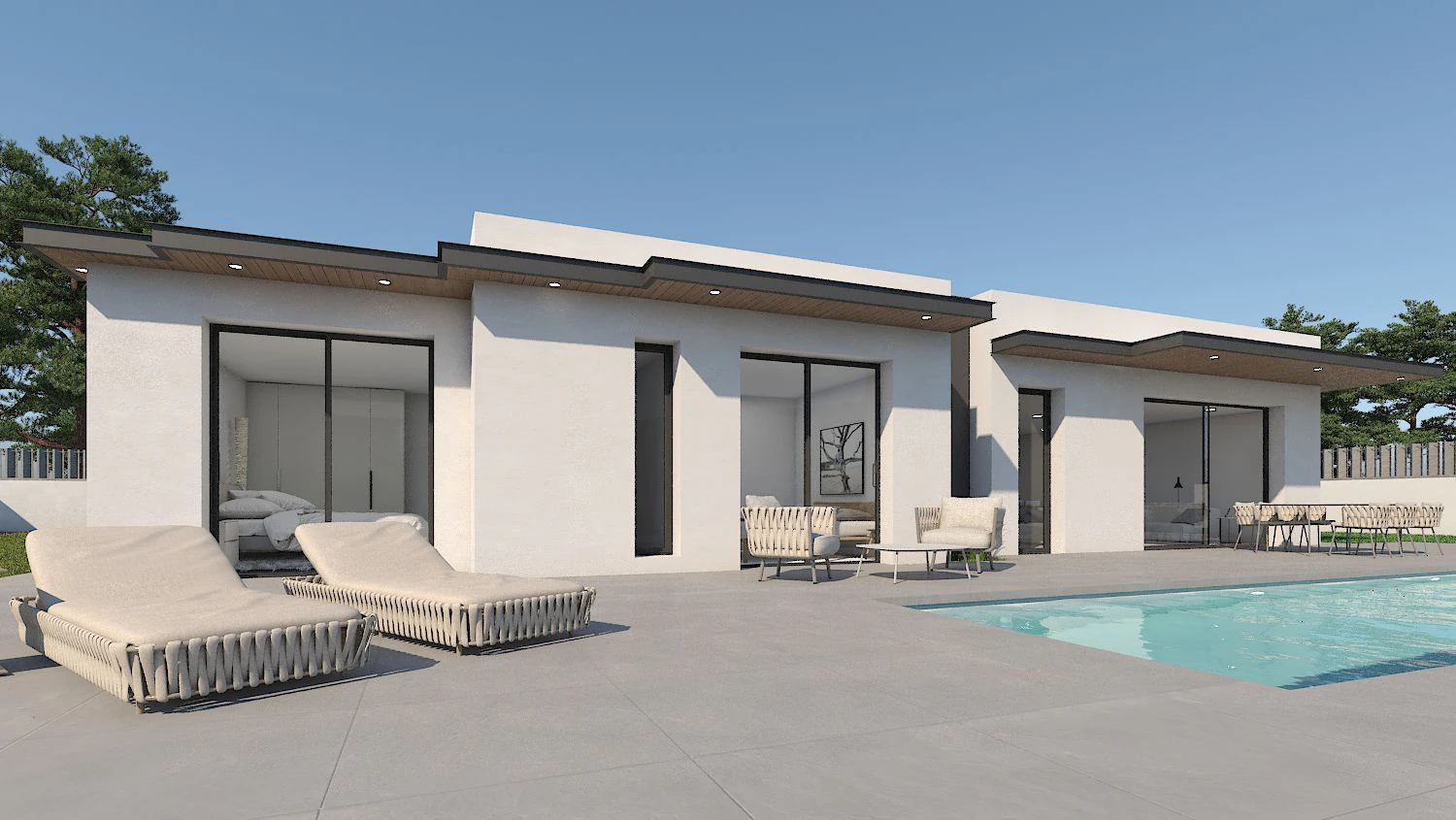 Proyecto: moderna villa de una sola planta en venta en Pedreguer