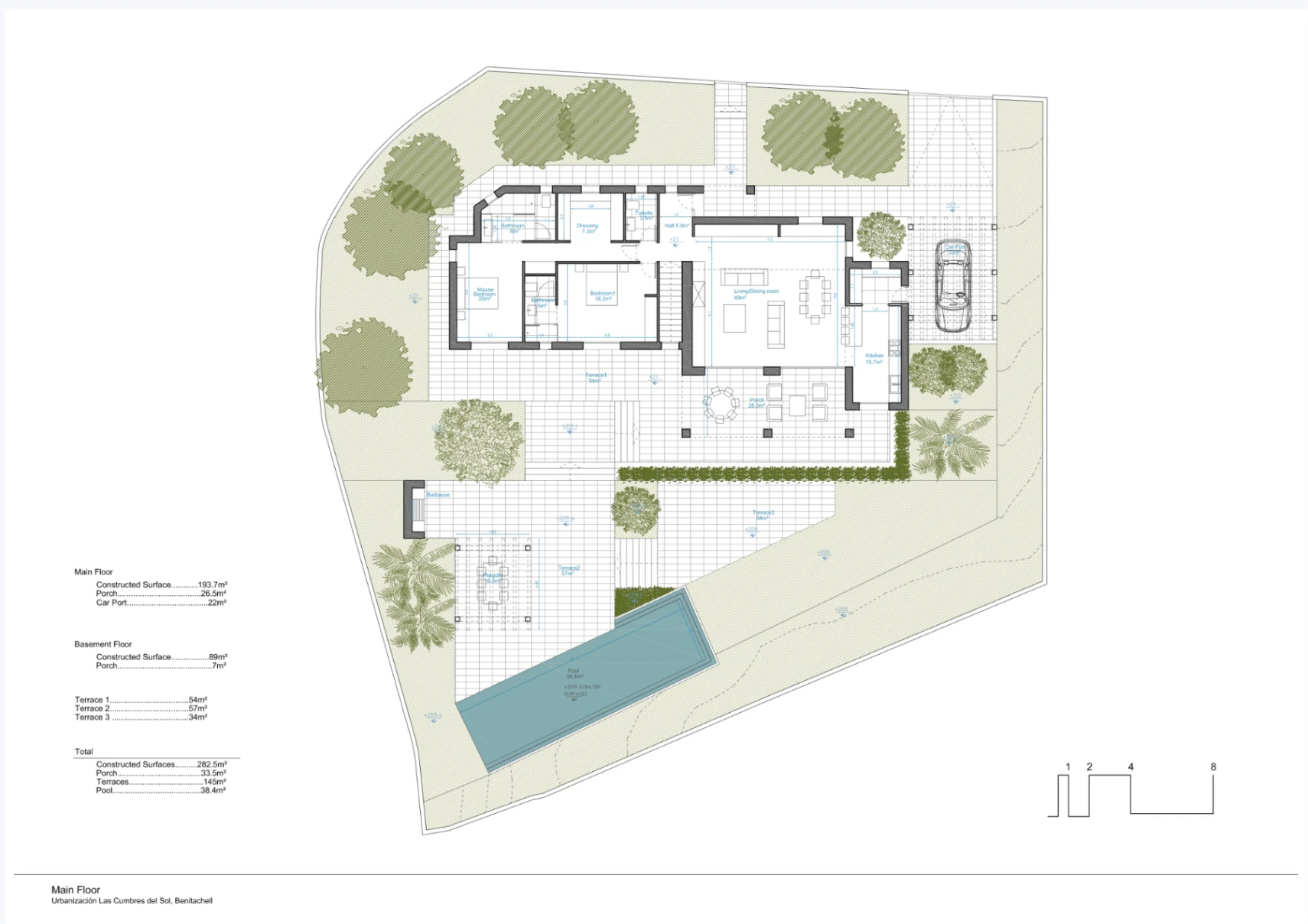 Proyecto: villa lujoso, vistas al mar en venta, Benitachell
