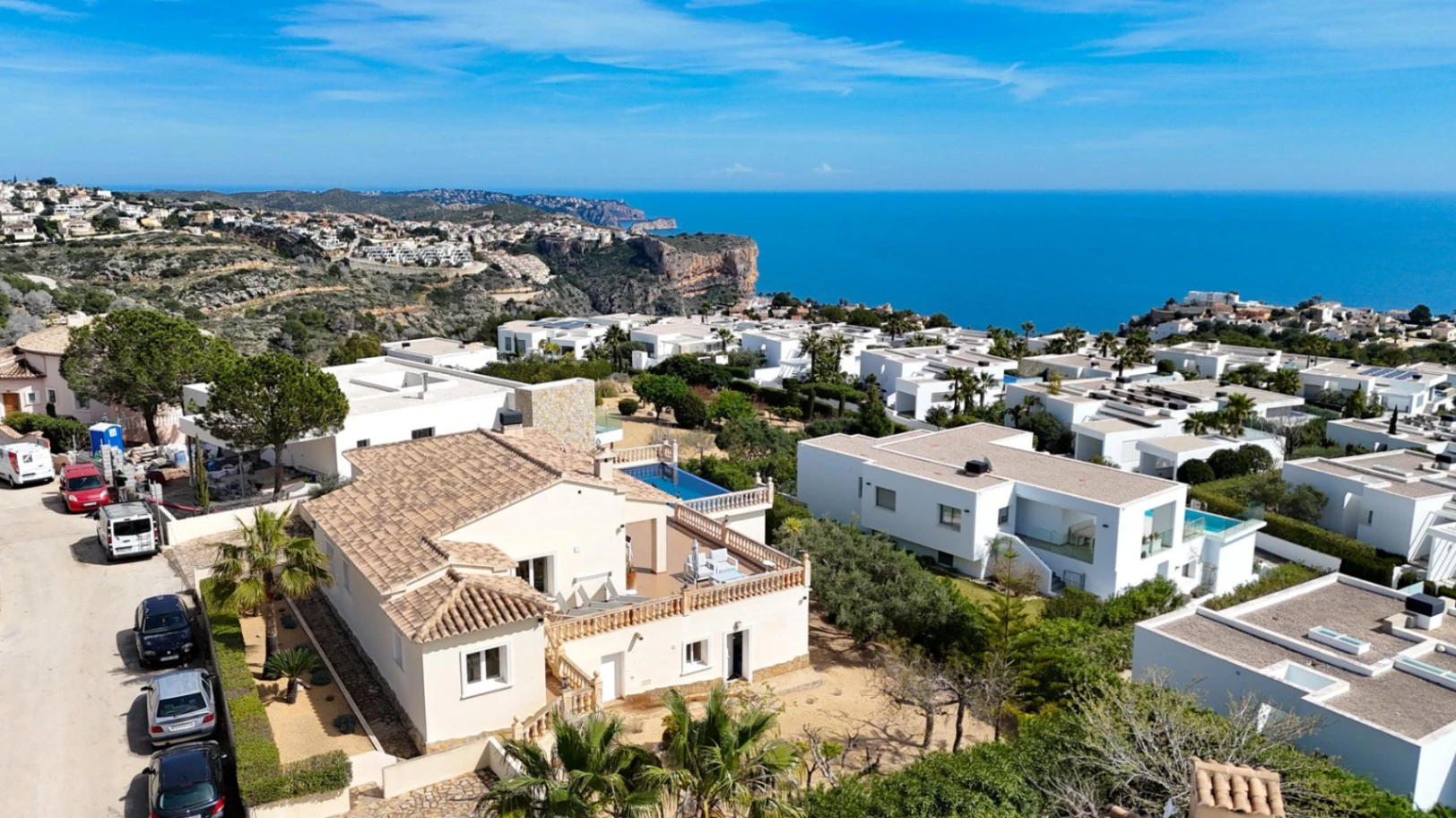 Cumbre del Sol, Villa con vistas al mar