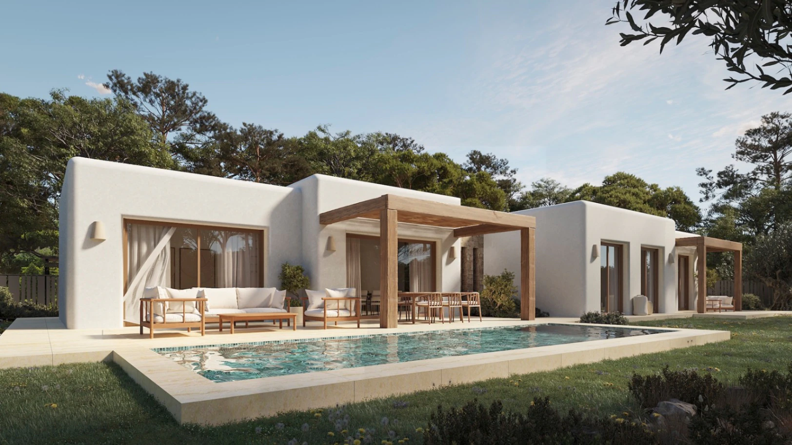 Proyecto de villas ibicencas en venta en Benissa