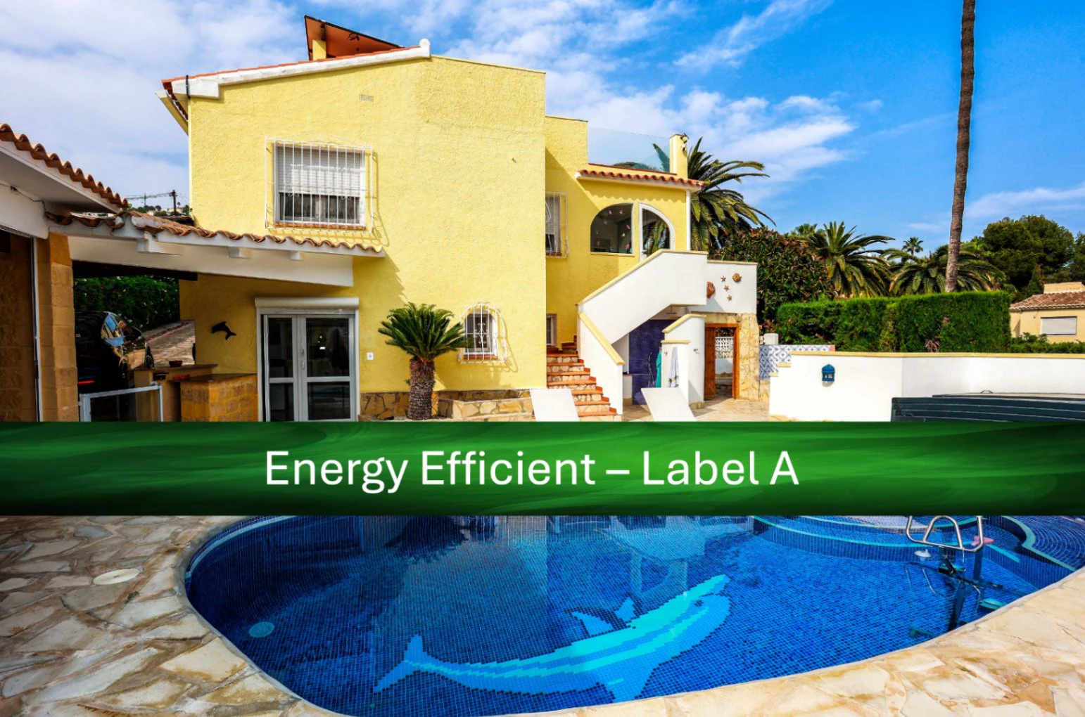 Villa de bajo gasto energ&eacute;tico (clase A) en venta, Benissa