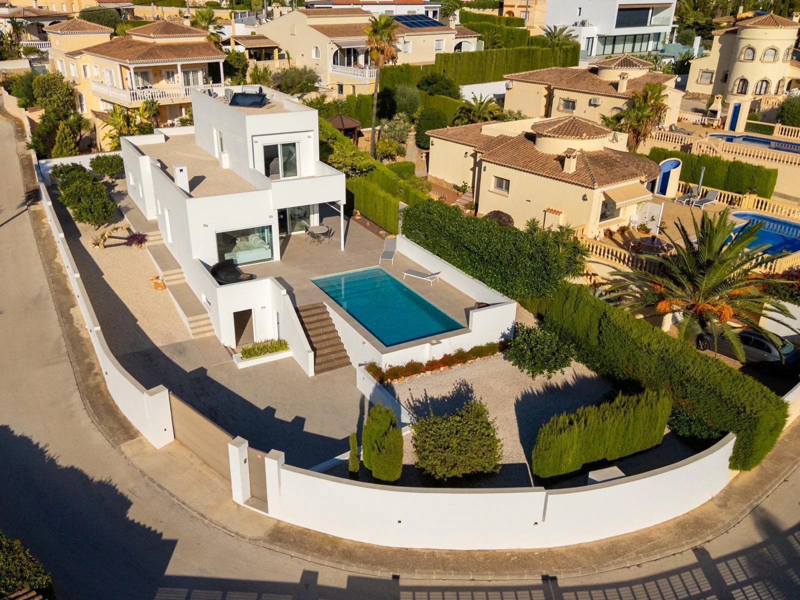 Villa moderna con vistas al mar en venta en Calpe
