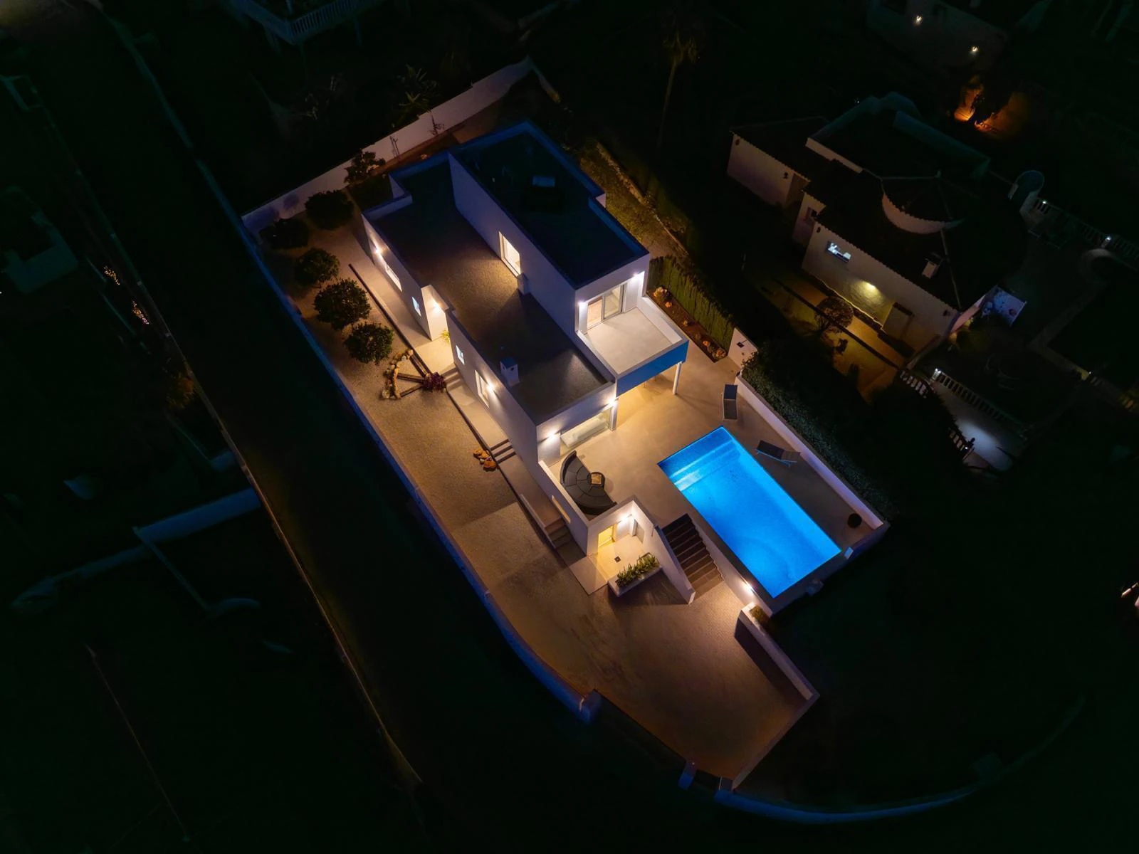 Villa moderna con vistas al mar en venta en Calpe