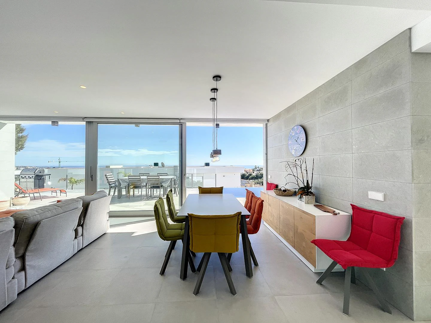 Cumbre del Sol villa de lujo moderno con vistas panorámicas al mar