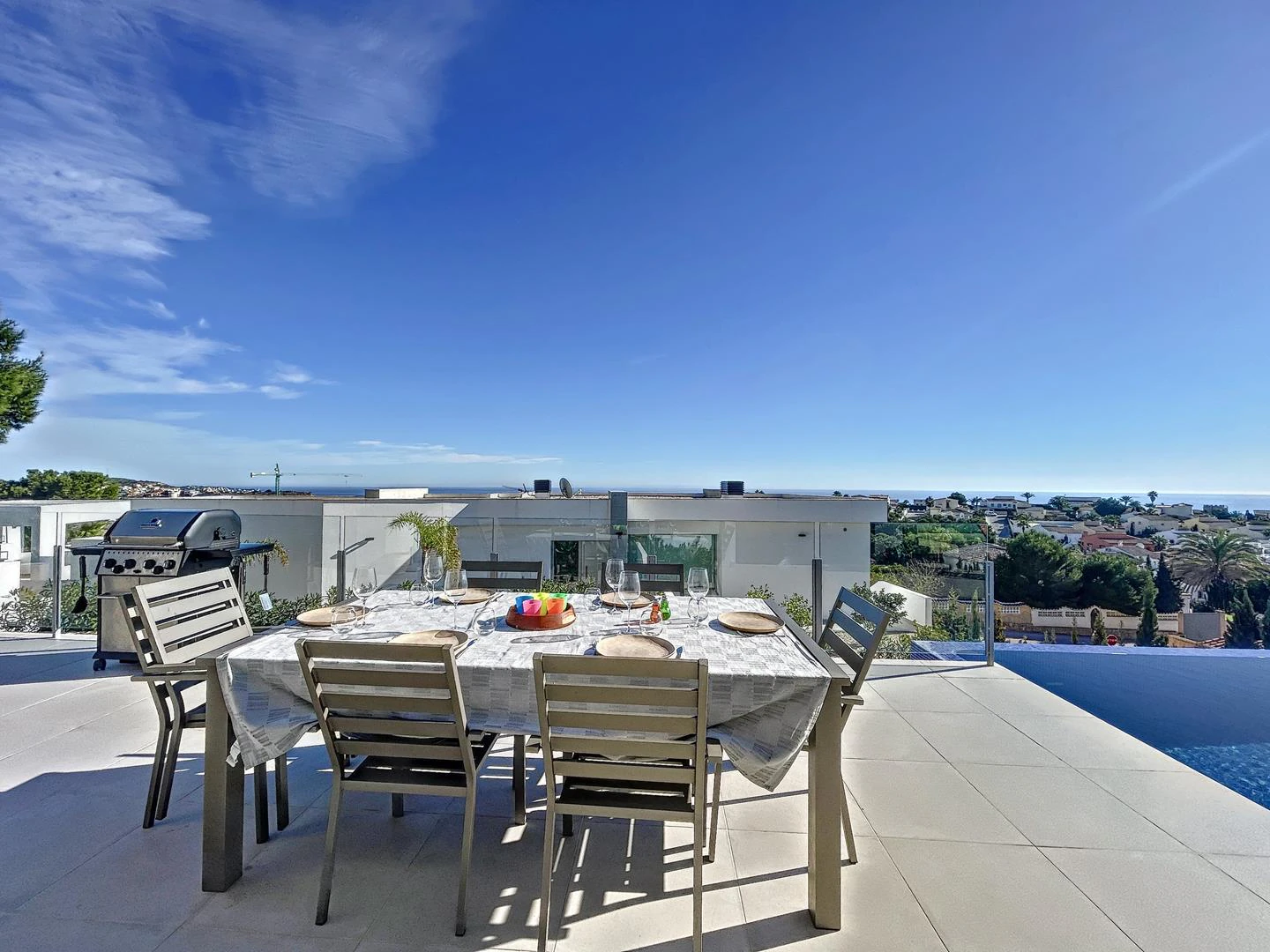 Cumbre del Sol villa de lujo moderno con vistas panorámicas al mar