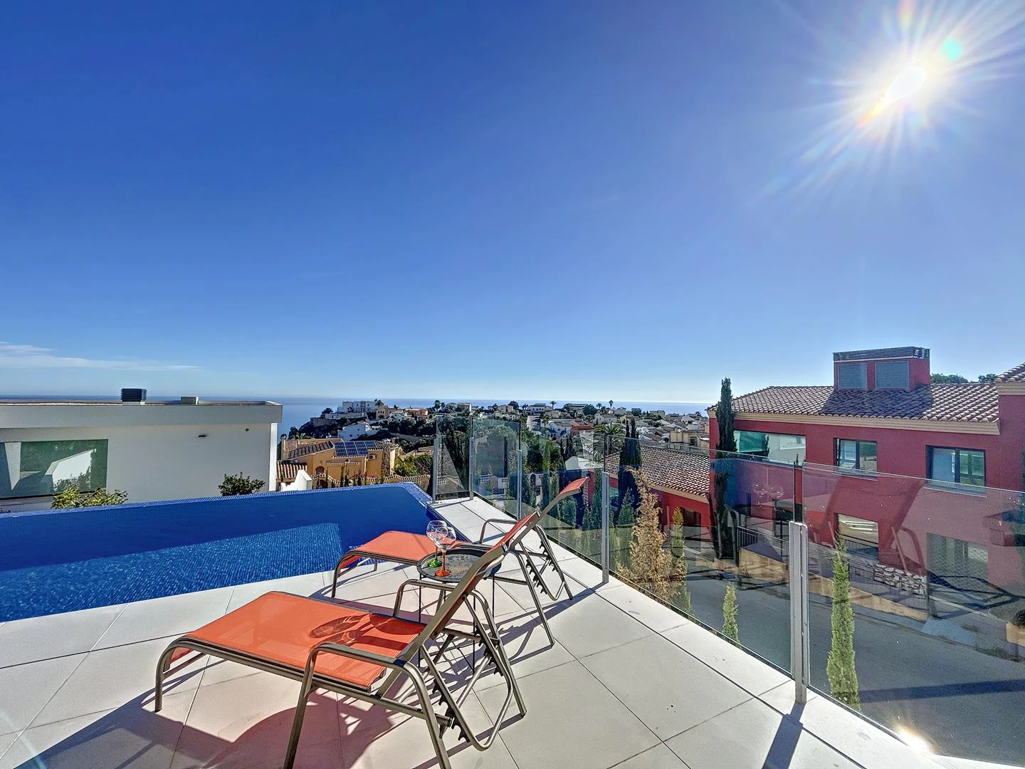 Cumbre del Sol villa de lujo moderno con vistas panorámicas al mar