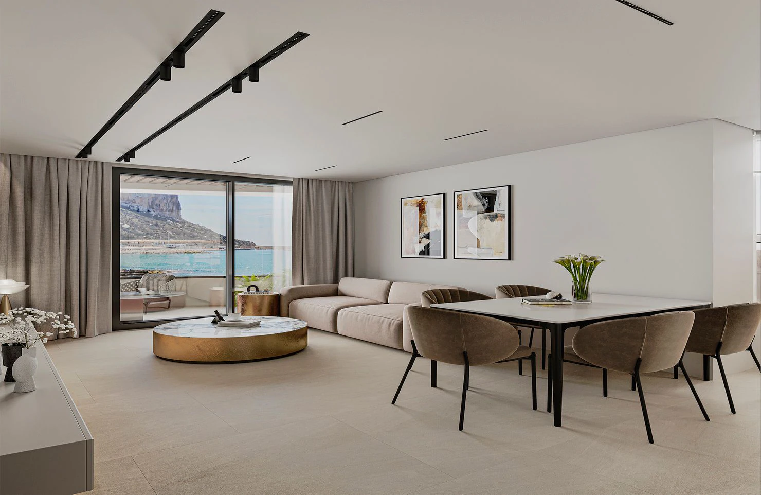 Neubauwohnungen mit Meerblick in Calpe zu verkaufen