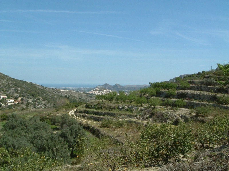 Large plot with sea view for sale in La Llosa de Camacho