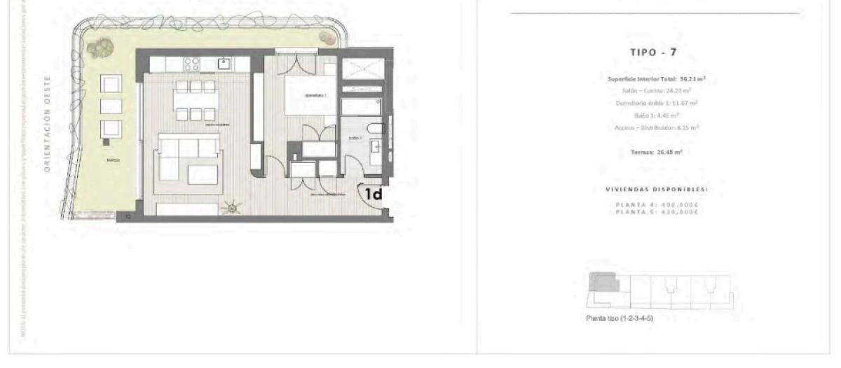 Apartamento en venta en Estepona