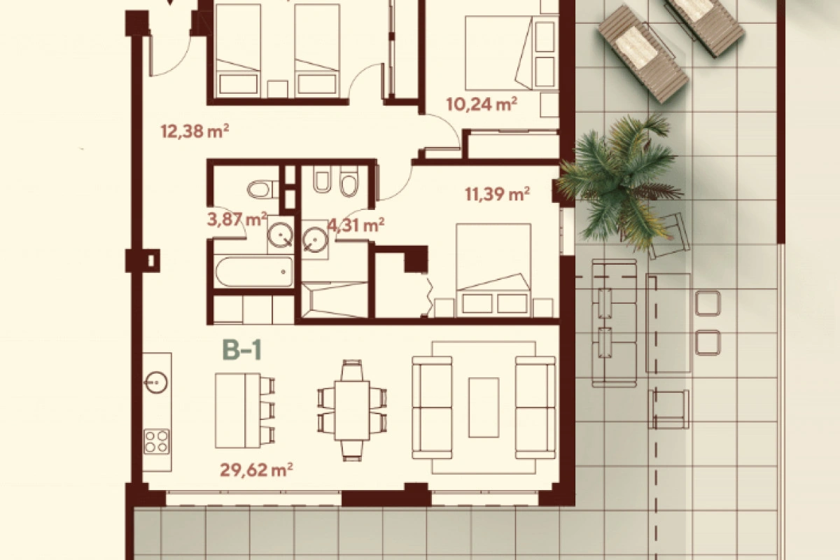 Apartamento en venta en The Mijas Lagoons