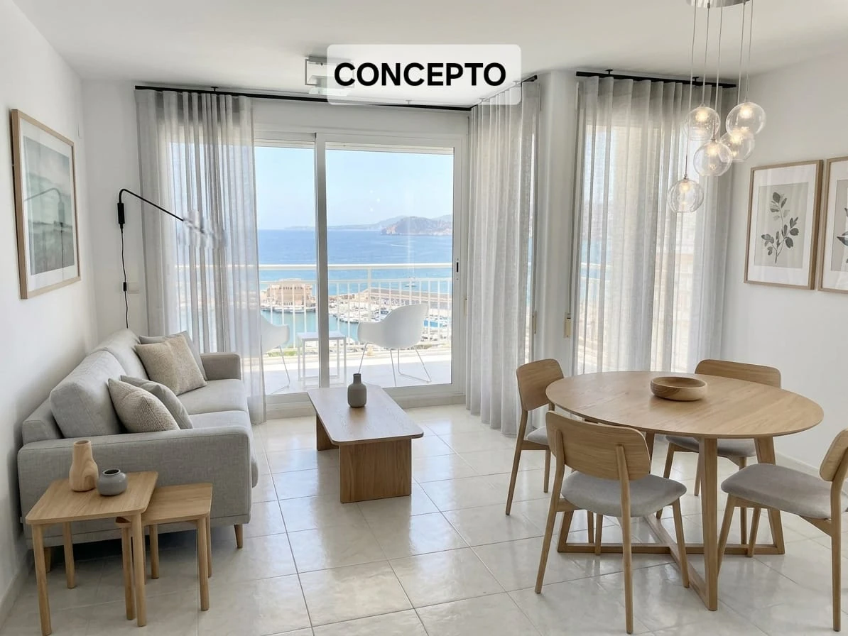 Apartamento en venta de 2 habitaciones en Calpe, Puerto