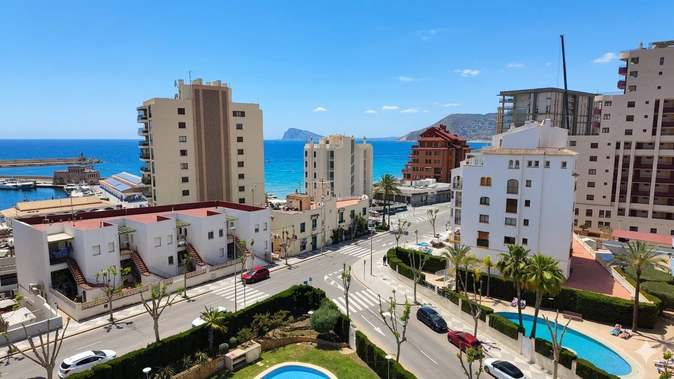 Venta de acogedor apartamento de 1 dormitorio en Calpe, Puerto
