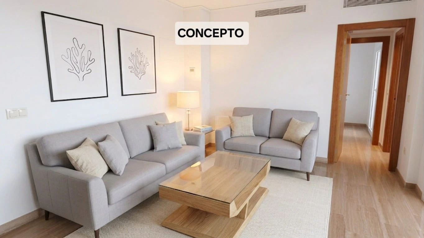 Apartamento en venta de 3 dormitorios en Puerto, Calpe.
