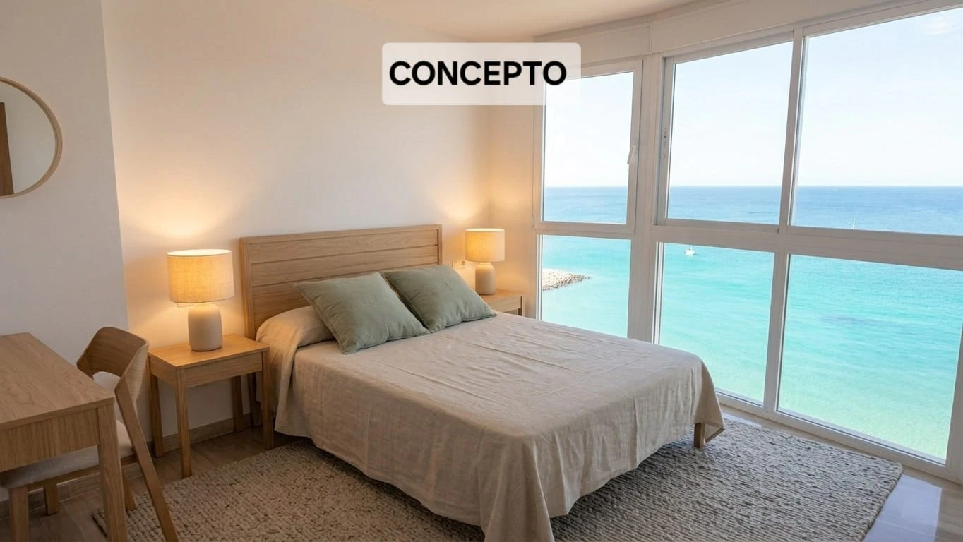 Apartamento en venta de 3 dormitorios en Puerto, Calpe.