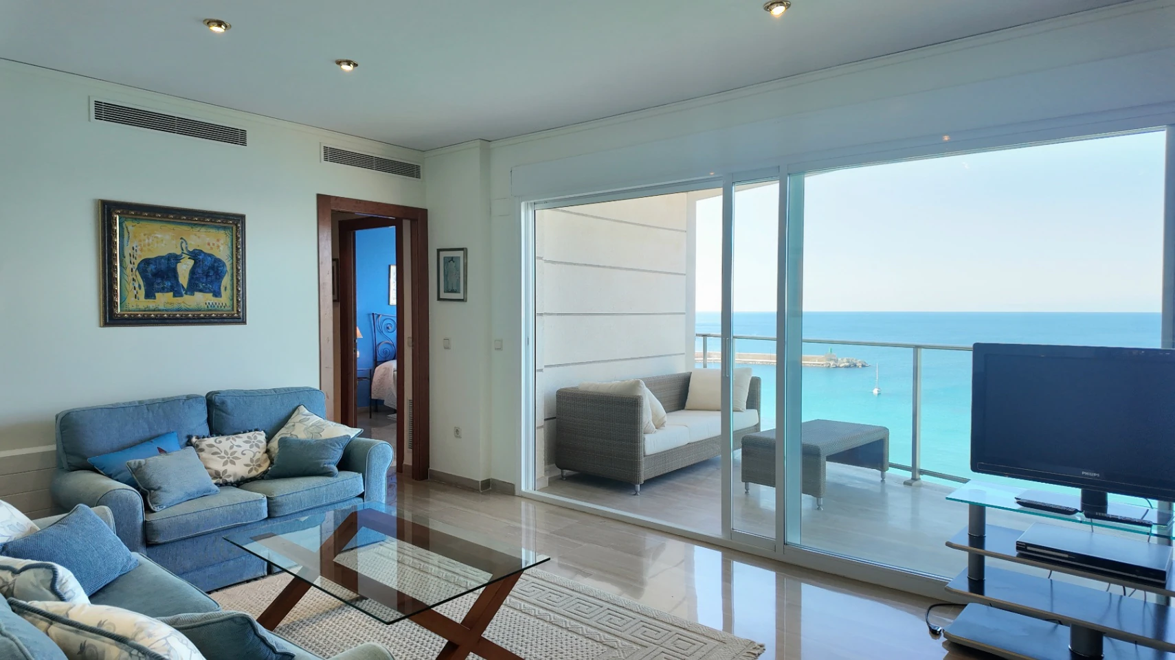 Apartamento en venta de 3 dormitorios en Puerto, Calpe.