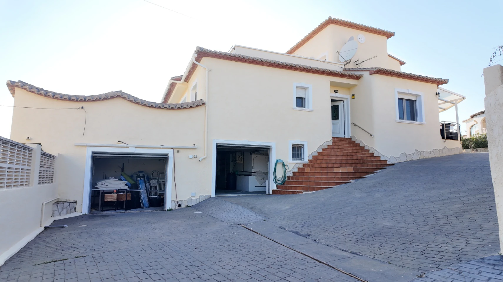 Chalet independiente en Calpe con piscina privada: 3 habitaciones.
