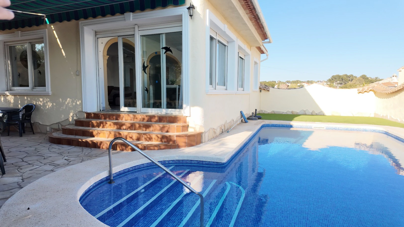 Chalet independiente en Calpe con piscina privada: 3 habitaciones.