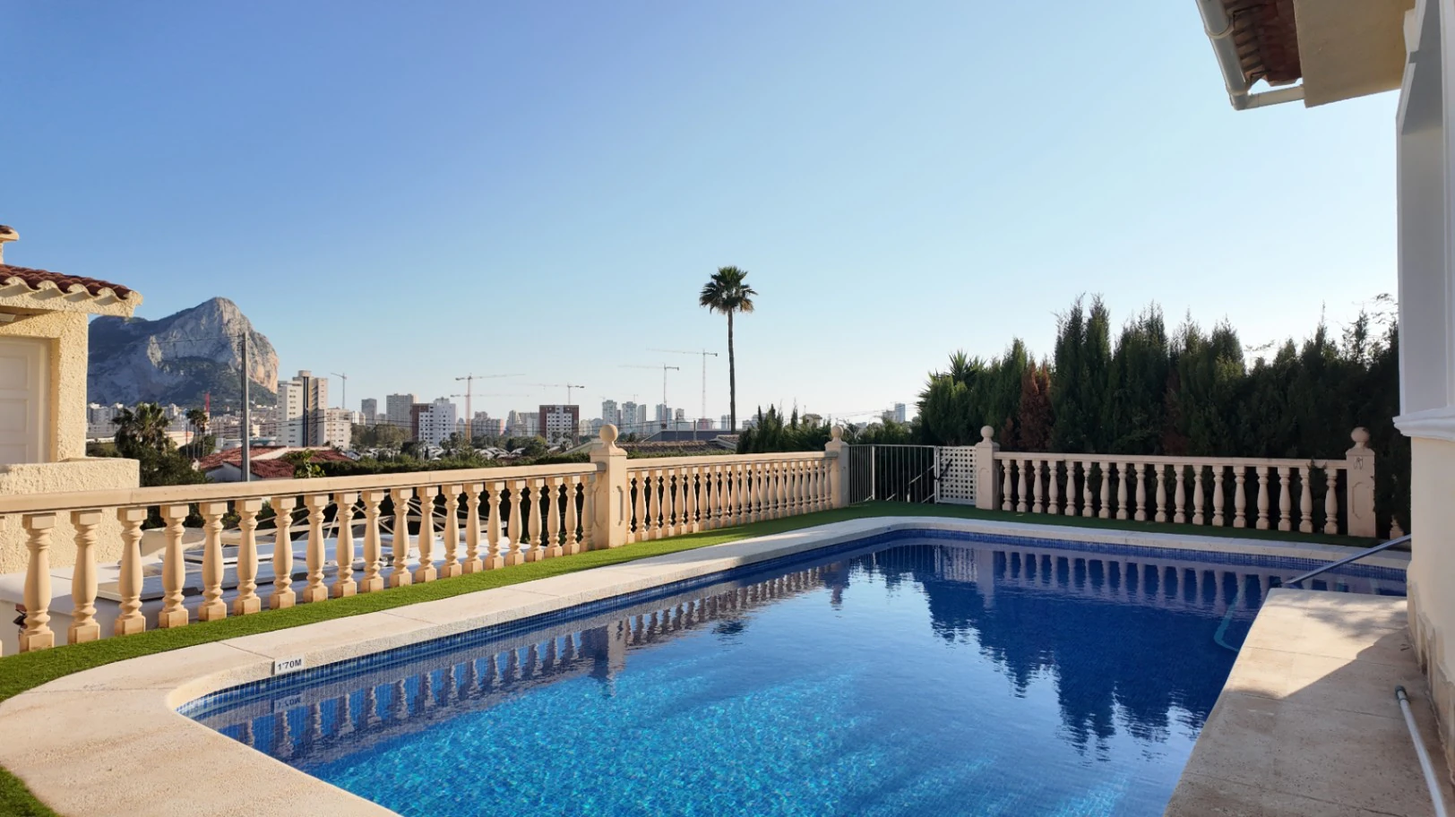 Chalet independiente en Calpe con piscina privada: 3 habitaciones.