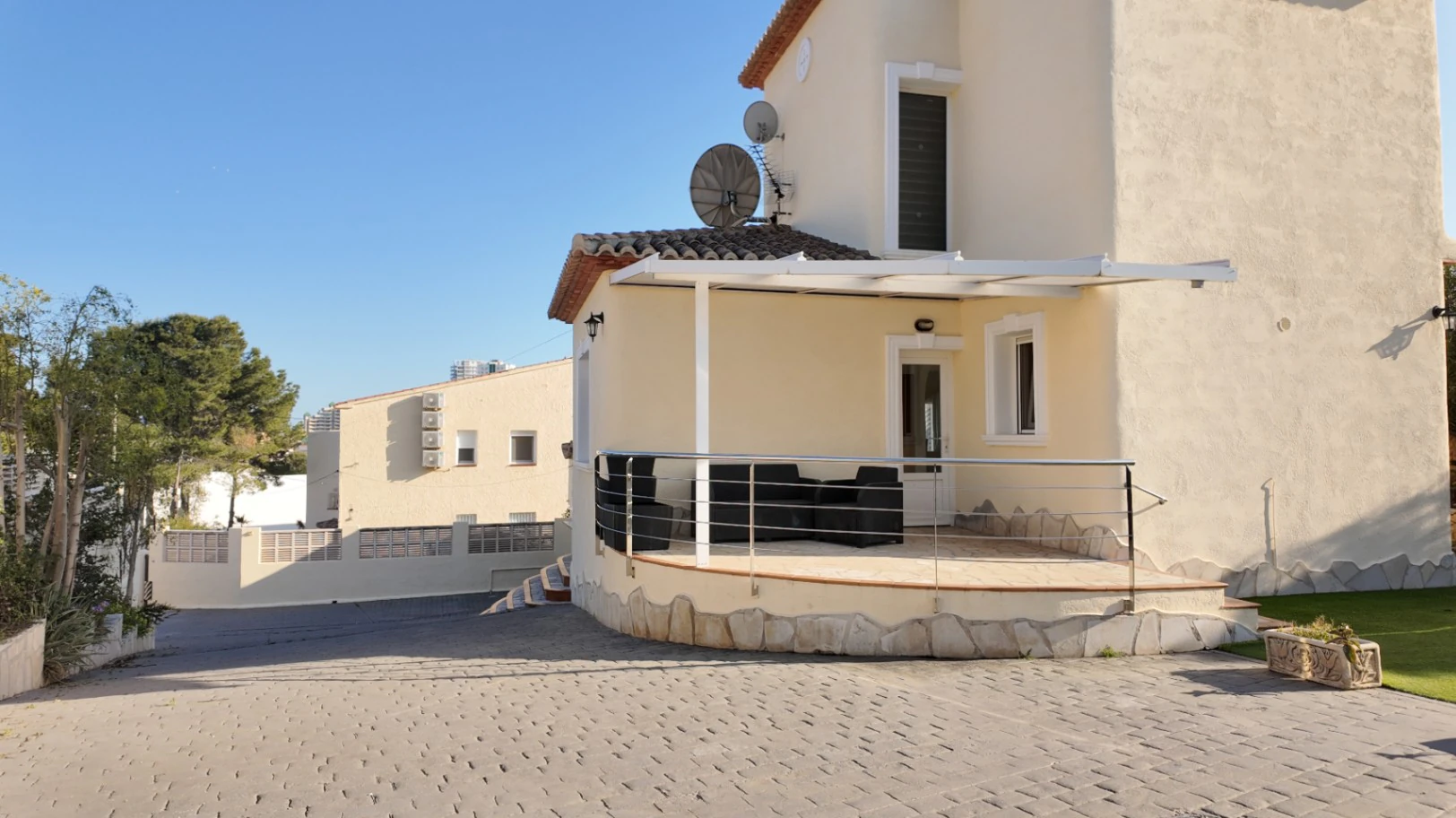 Chalet independiente en Calpe con piscina privada: 3 habitaciones.
