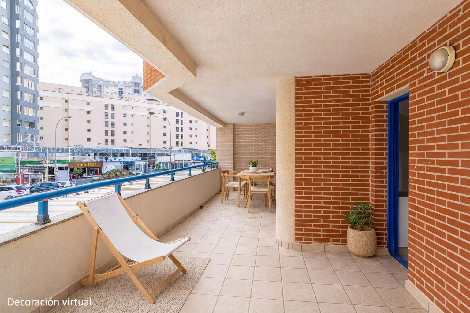 Apartamento en Calpe a 150 m de la Playa de la Fossa con gran terraza y vista parcial al mar